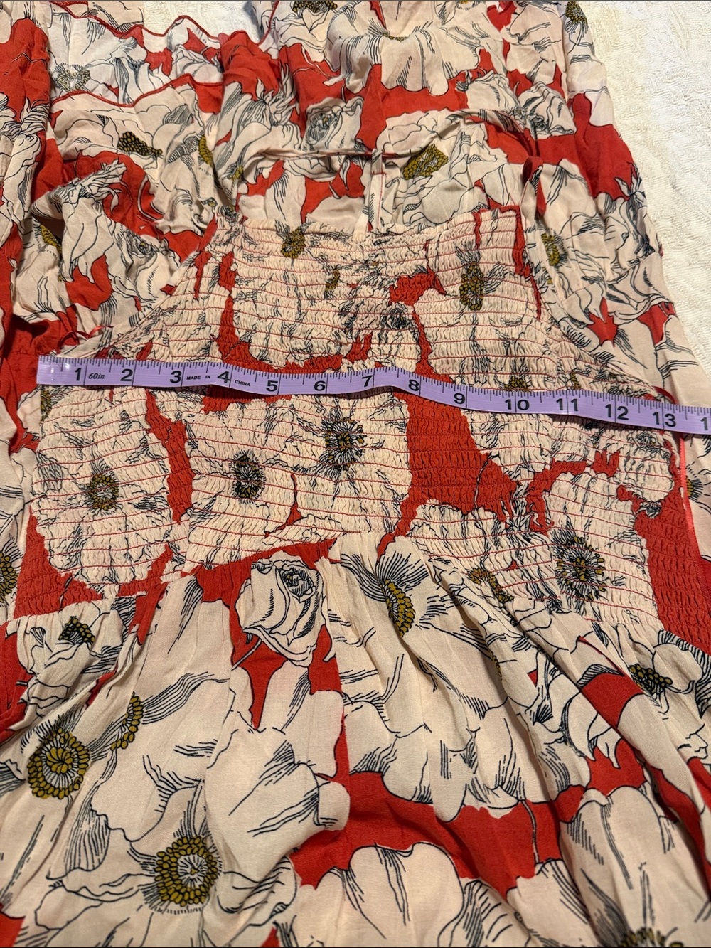 Free People heatwave floral print maxi dress M - Picture 9 of 10